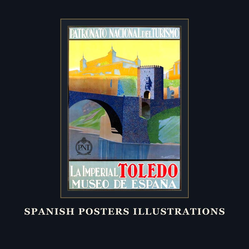 700+ Vintage Spanish Poster Collection: Retro Art Prints (Digital Download) image 20