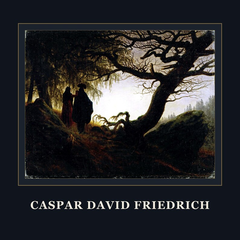 Coleção de Arte Caspar David Friedrich: 256 Obras de Arte Imprimíveis em Alta Resolução (Conjunto de Impressões Digitais) imagem 8