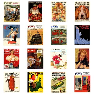750+ Vintage Magazine Covers Collection: High-Quality | 300 DPI Printable | Retro Magazines | Fashion Magazine Covers | Magazines for Women image 7