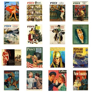 750+ Vintage Magazine Covers Collection: High-Quality | 300 DPI Printable | Retro Magazines | Fashion Magazine Covers | Magazines for Women image 5