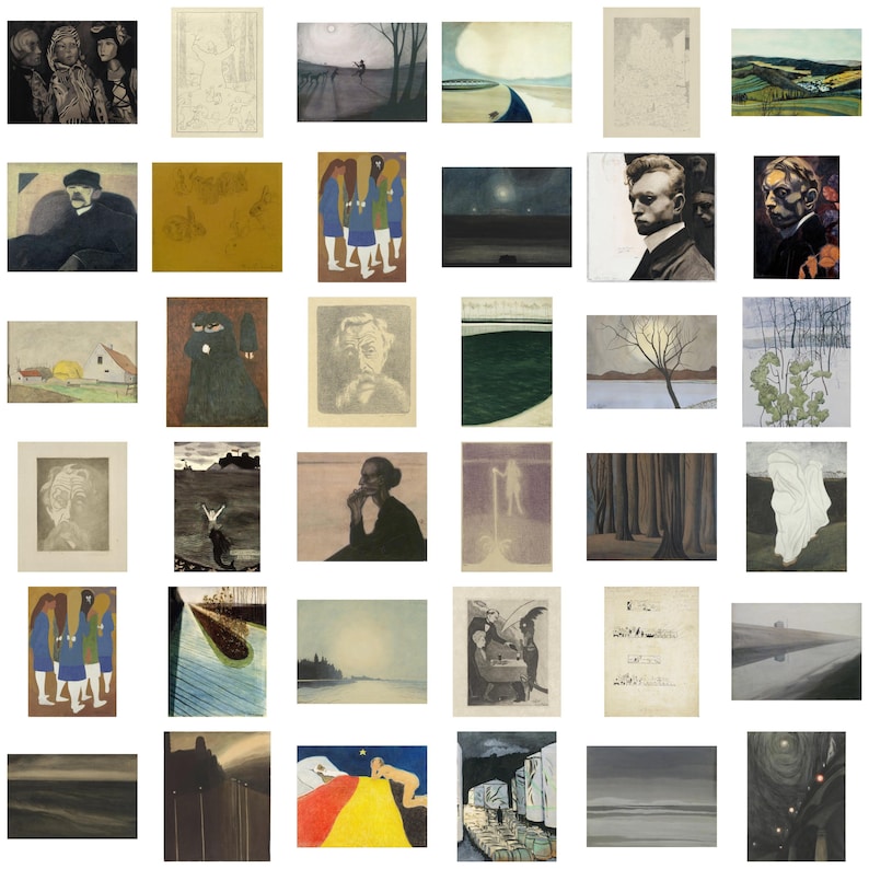 Leon Spilliaert Art Collection: 250+ High-Res Symbolist Paintings (Digital Print Set) image 6
