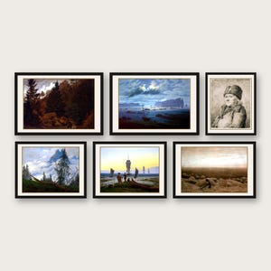 Coleção de Arte Caspar David Friedrich: 256 Obras de Arte Imprimíveis em Alta Resolução (Conjunto de Impressões Digitais) imagem 11