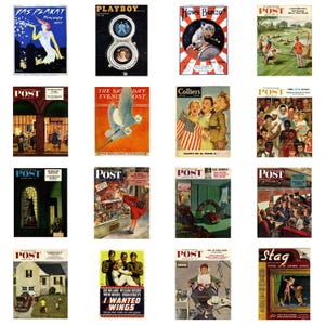 750+ Vintage Magazine Covers Collection: High-Quality | 300 DPI Printable | Retro Magazines | Fashion Magazine Covers | Magazines for Women image 9