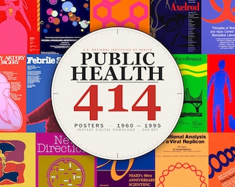 Vintage Health & Medicine Poster Collection: 300 DPI Medical Advertising Art (Digital Download)