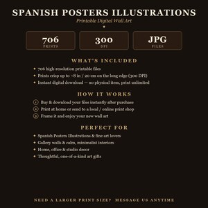 700+ Vintage Spanish Poster Collection: Retro Art Prints (Digital Download) image 3