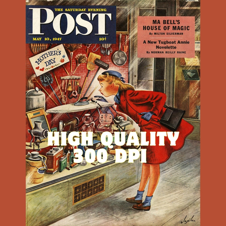750+ Vintage Magazine Covers Collection: High-Quality | 300 DPI Printable | Retro Magazines | Fashion Magazine Covers | Magazines for Women image 2
