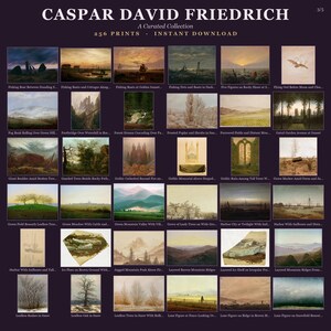 Coleção de Arte Caspar David Friedrich: 256 Obras de Arte Imprimíveis em Alta Resolução (Conjunto de Impressões Digitais) imagem 14