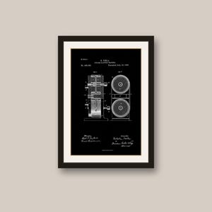 Nikola Tesla Patents Art Print Set | Engineering Inventions Decor (Digital Download) image 5