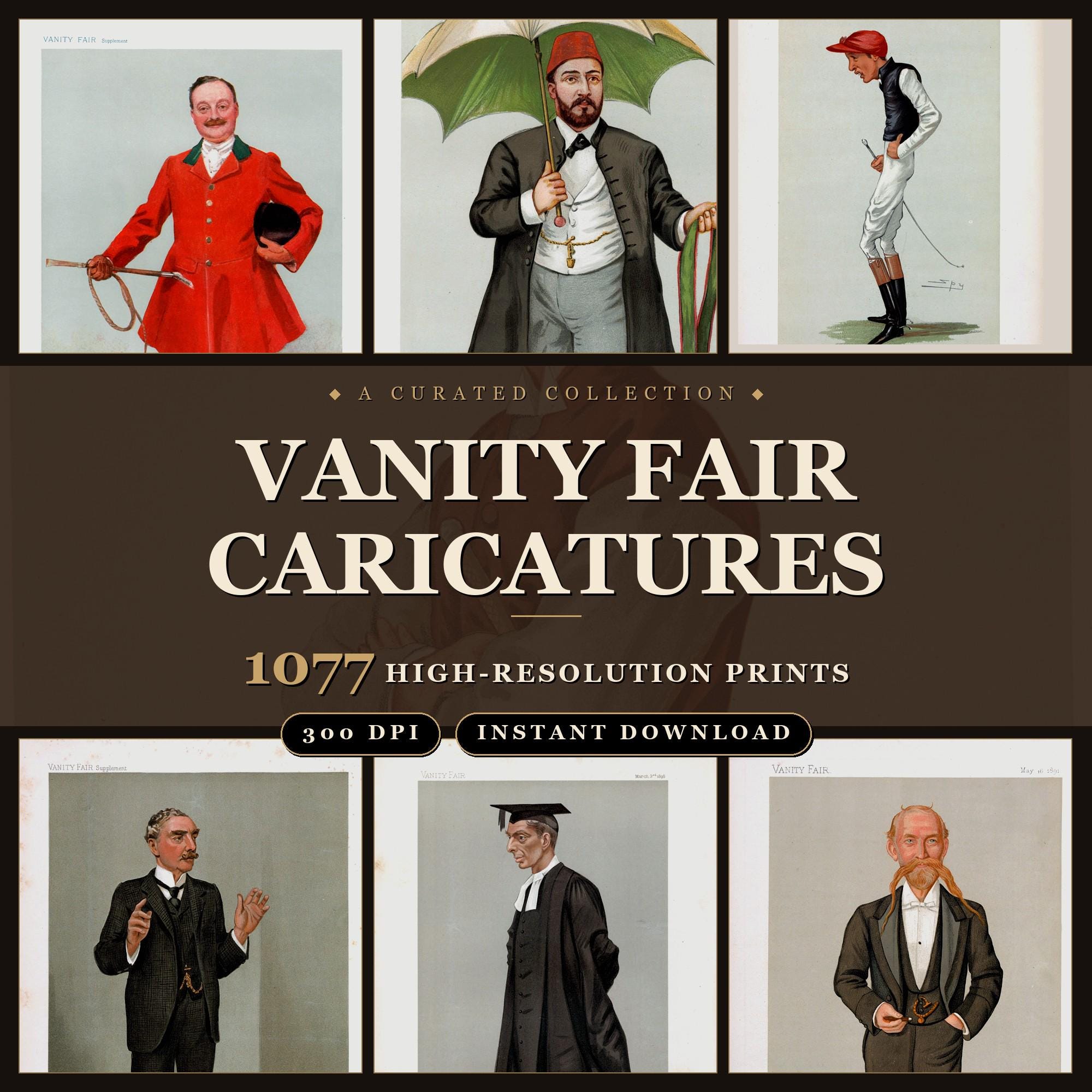 Vanity Fair Caricature - Etsy