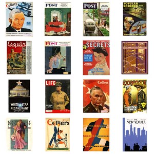 750+ Vintage Magazine Covers Collection: High-Quality | 300 DPI Printable | Retro Magazines | Fashion Magazine Covers | Magazines for Women image 10