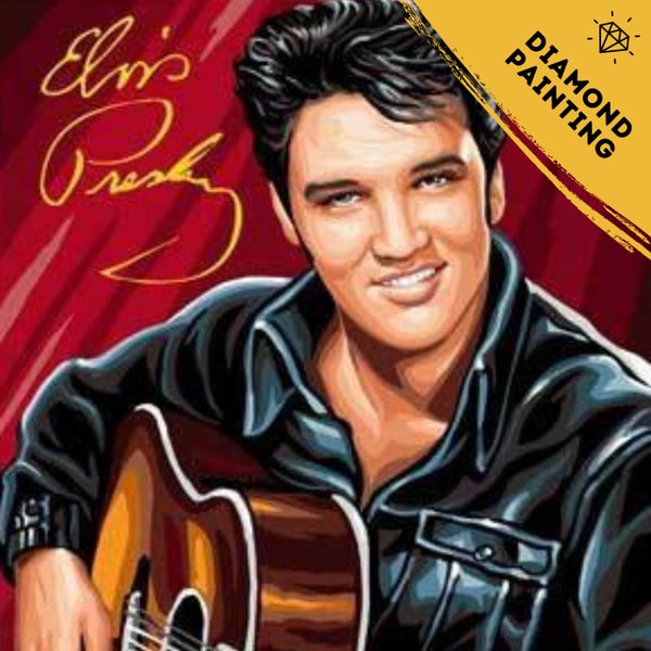 The Hobby Planet Diamond Painting Elvis Art Square MP35