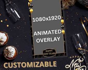 Custom overlay 360 photo booth overlay animated 360 photobooth template Animated Overlay 360 photo booth animated overlay Birthday template