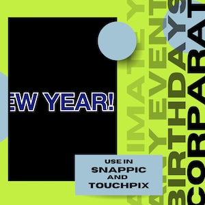 word scroll customized template snappic touchpix