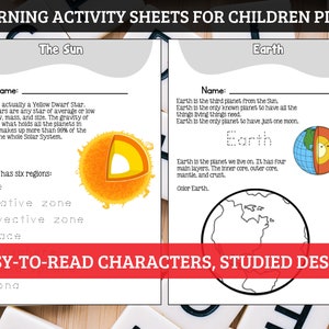 Science Worksheets Activity Workbook Elementary Learning Printable Activity Sheets for Kids Learning Homeschool Printable 3rd grade