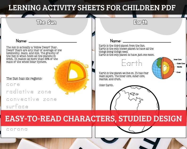 Science Worksheets Activity Workbook Elementary Learning Printable Activity Sheets for Kids Learning Homeschool Printable 3rd grade