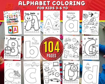 Alphabet Coloring Worksheet: ABC Letter Recognition Practice (PDF)