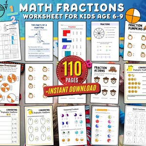 Arbeitsblatt für mathematische Brüche, Lernaktivität Mathebohrer für Kinder, 3.4