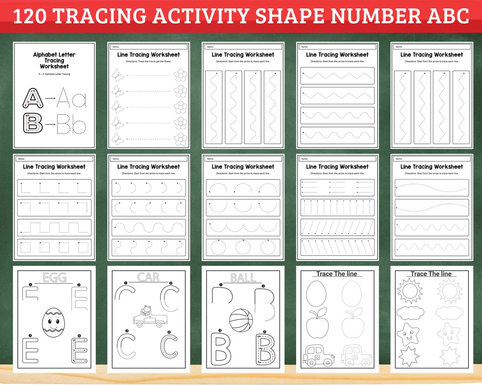 Line Tracing T Tracing Worksheets for Kids Line Trace Shape Learning Letters Numbers ...