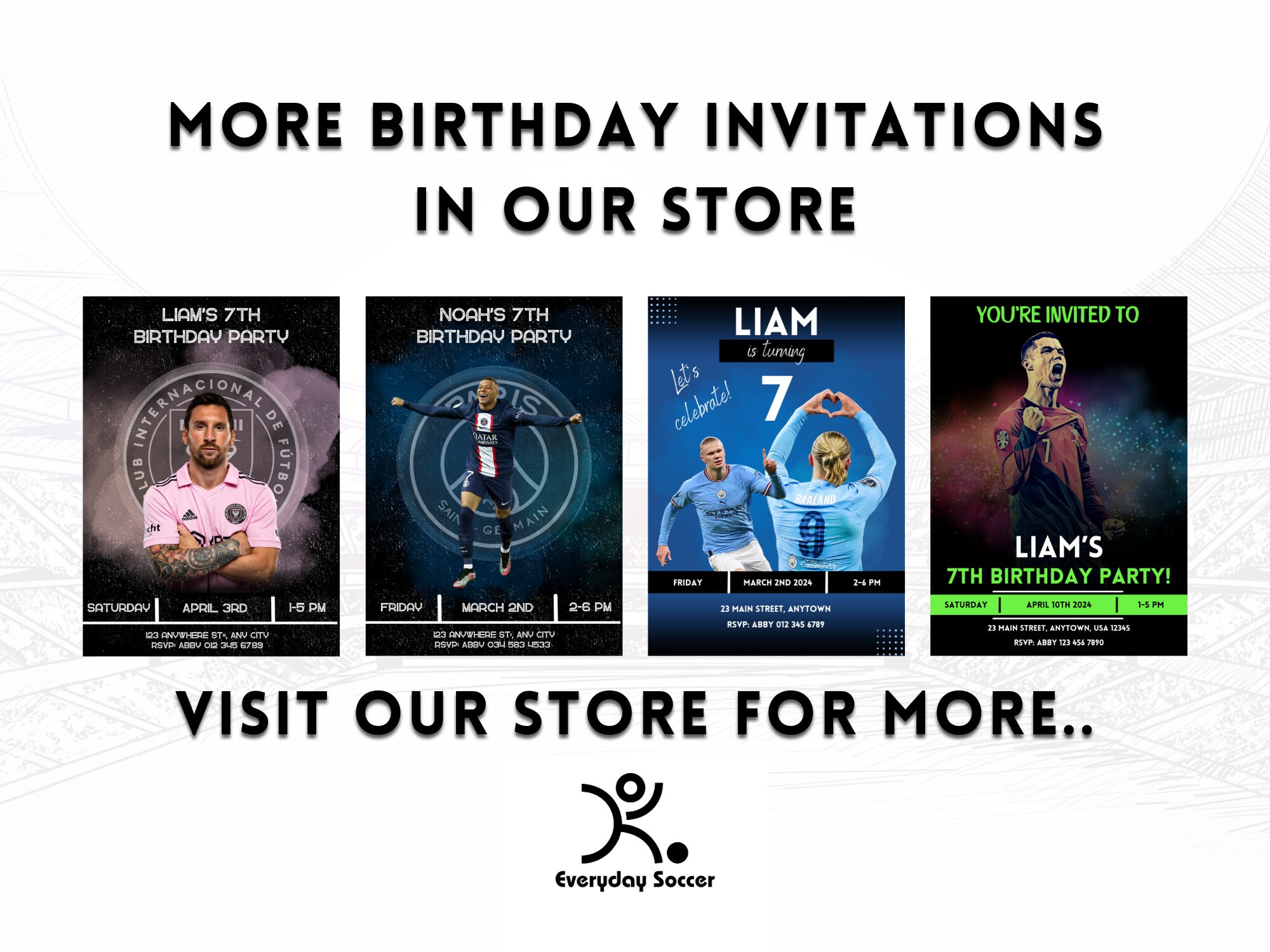 Liverpool Birthday Party Editable Invitation Template to Invite Friends