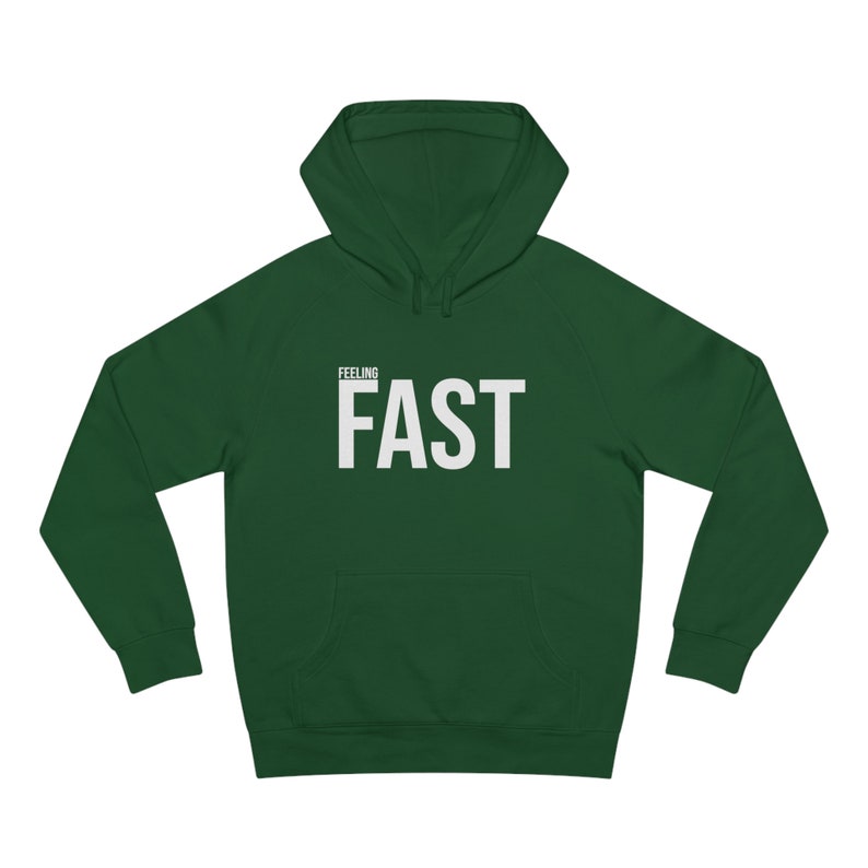 FAST Sudadera con capucha unisex Supply logotipo grande imagen 5