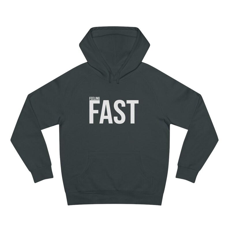 FAST Sudadera con capucha unisex Supply logotipo grande imagen 4