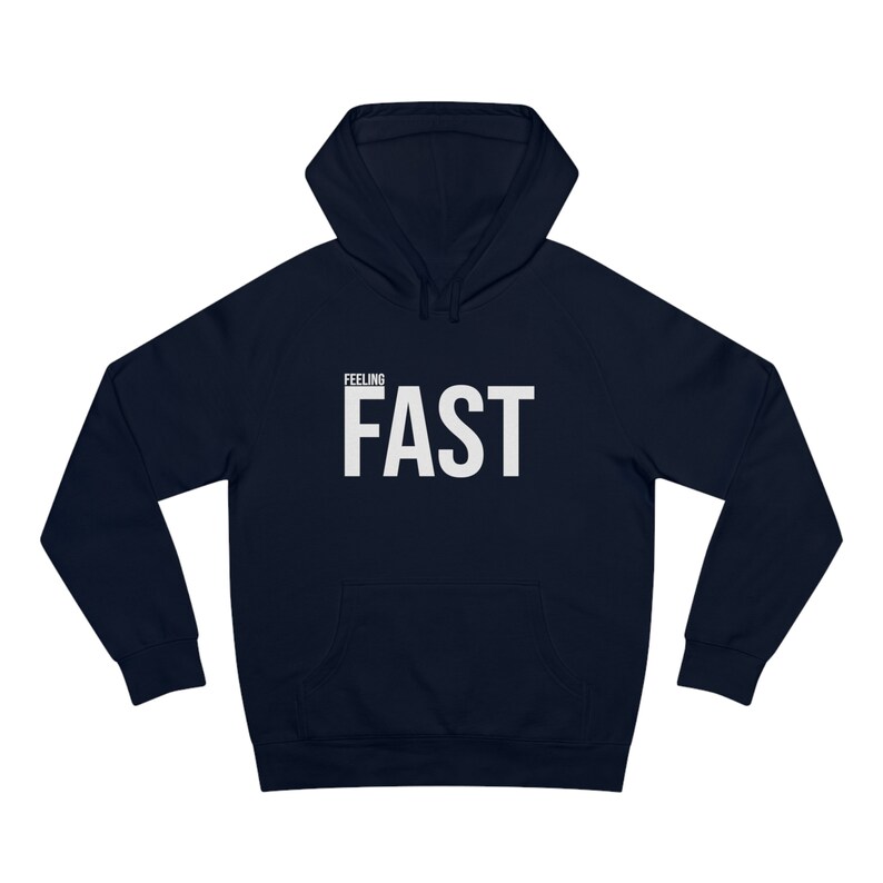 FAST Sudadera con capucha unisex Supply logotipo grande imagen 7