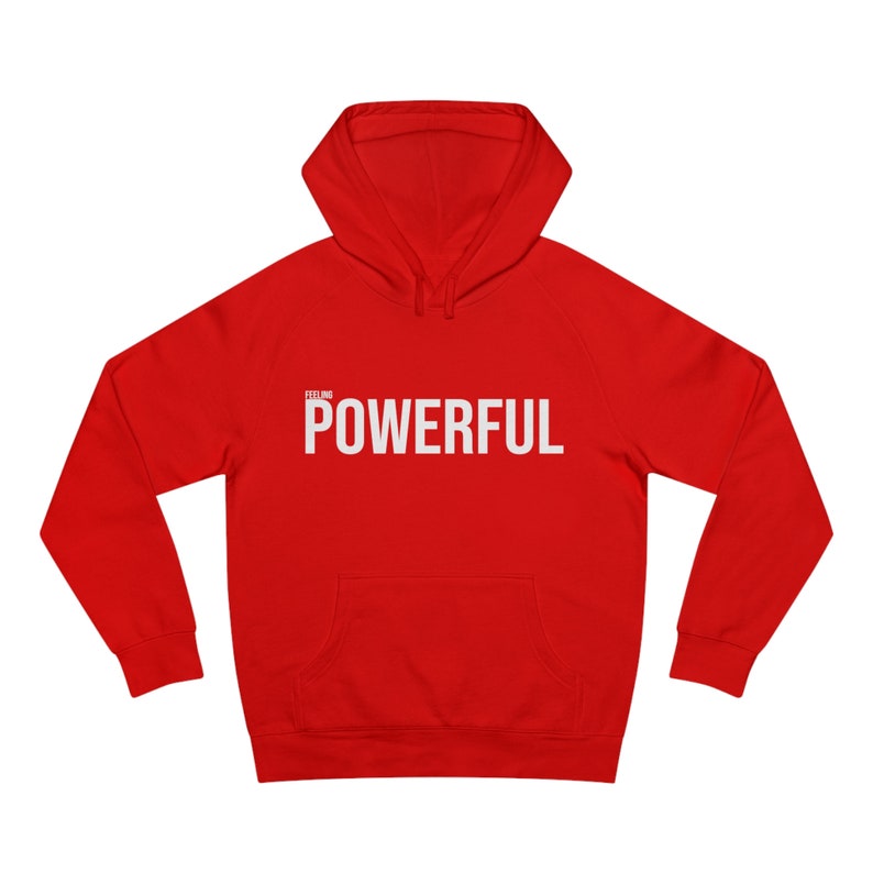 POWERFUL Unisex Supply Hoodie Large Logo image 10