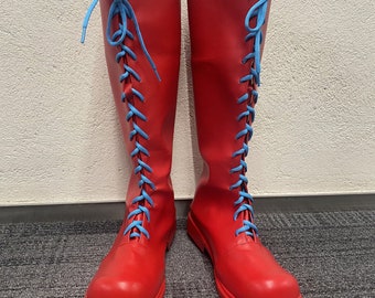 Made to order Custom Made Hand Made Spider-Punk Shoes Punk Hobie Brown Cosplay Shoes Boots  Customized Size