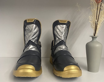 Fait sur commande fait main ligue des légendes LOL Ezreal chaussures taille personnalisée Ezreal Cosplay Costume Cosplay chaussures bottes