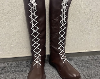 Hecho a pedido Hecho a medida Hecho a mano Frieren Beyond Journey's End Stark Cosplay Zapatos Botas Zapatos Tamaño personalizado Botas de cosplay