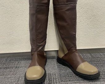 Made to order Custom Made Hand Made Rebels Jedi Temple Guard Cosplay Shoes Cosplay Boots Customized Size Costume Shoes