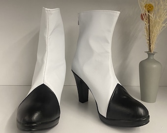 Fait sur commande fait main Hazbin Charlie Cosplay chaussures bottes taille personnalisée Costume chaussures bottes