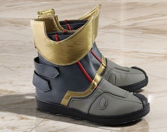 Op bestelling gemaakt op maat gemaakte handgemaakte Kingdom Hearts geboorte door slaap Ventus schoenen cosplay kostuum schoenen laarzen aangepaste grootte