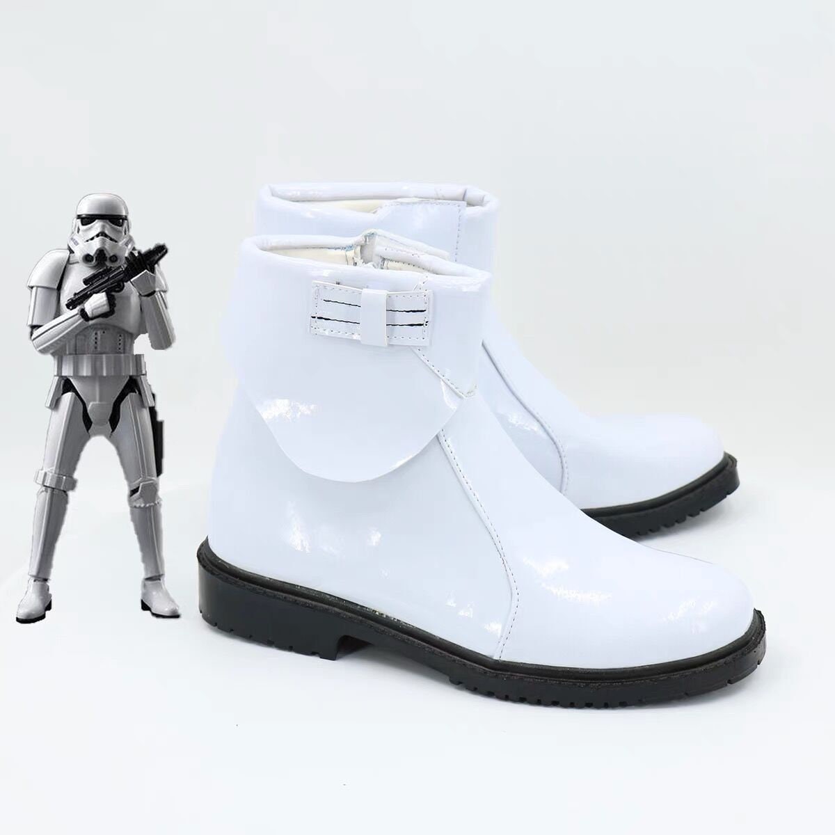 Imperial Stormtrooper Cosplay Shoes Boots Halloween Costumes Accessory Custom Made