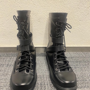 Made to order Custom Made Hand Made Kingdom Hearts III Riku Cosplay Shoes Boots Customized Size Riku Cosplay Costume Shoes Boots