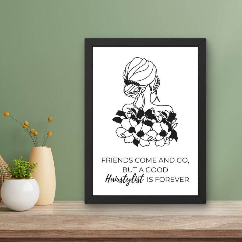 Targa In Latta Retrò 'Hairdresser Friends' – Insegna Vintage Per Parrucchieri, Decorazione Da Parete Per Garage, Officina, Casa, 20x30 Cm