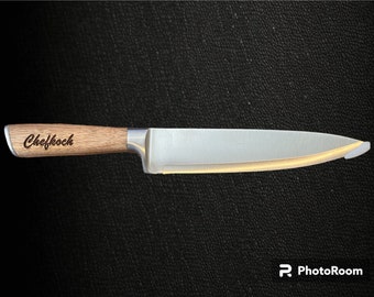 Cuchillo, cuchillo de cocina, cuchillo de chef, personalizado, grabado,