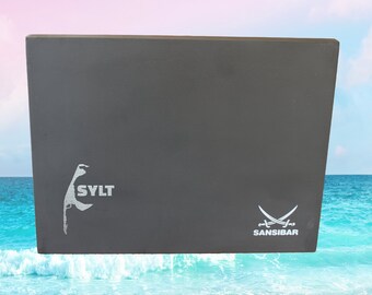 Messerblock Sansibar Sylt magnetisch schwarz ca.28x17,2x19 cm(LxBxH)