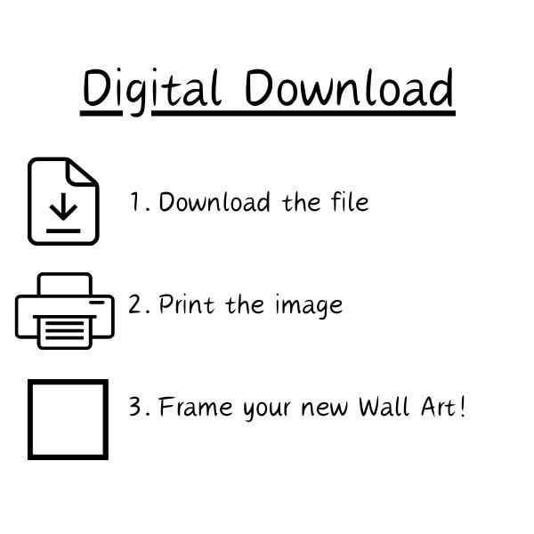 Australian Bush Wall Art, Australian Bush Printable Digital Download