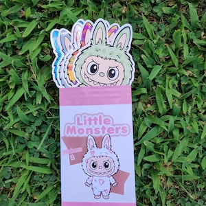 labubu inspired fan art stickers #2