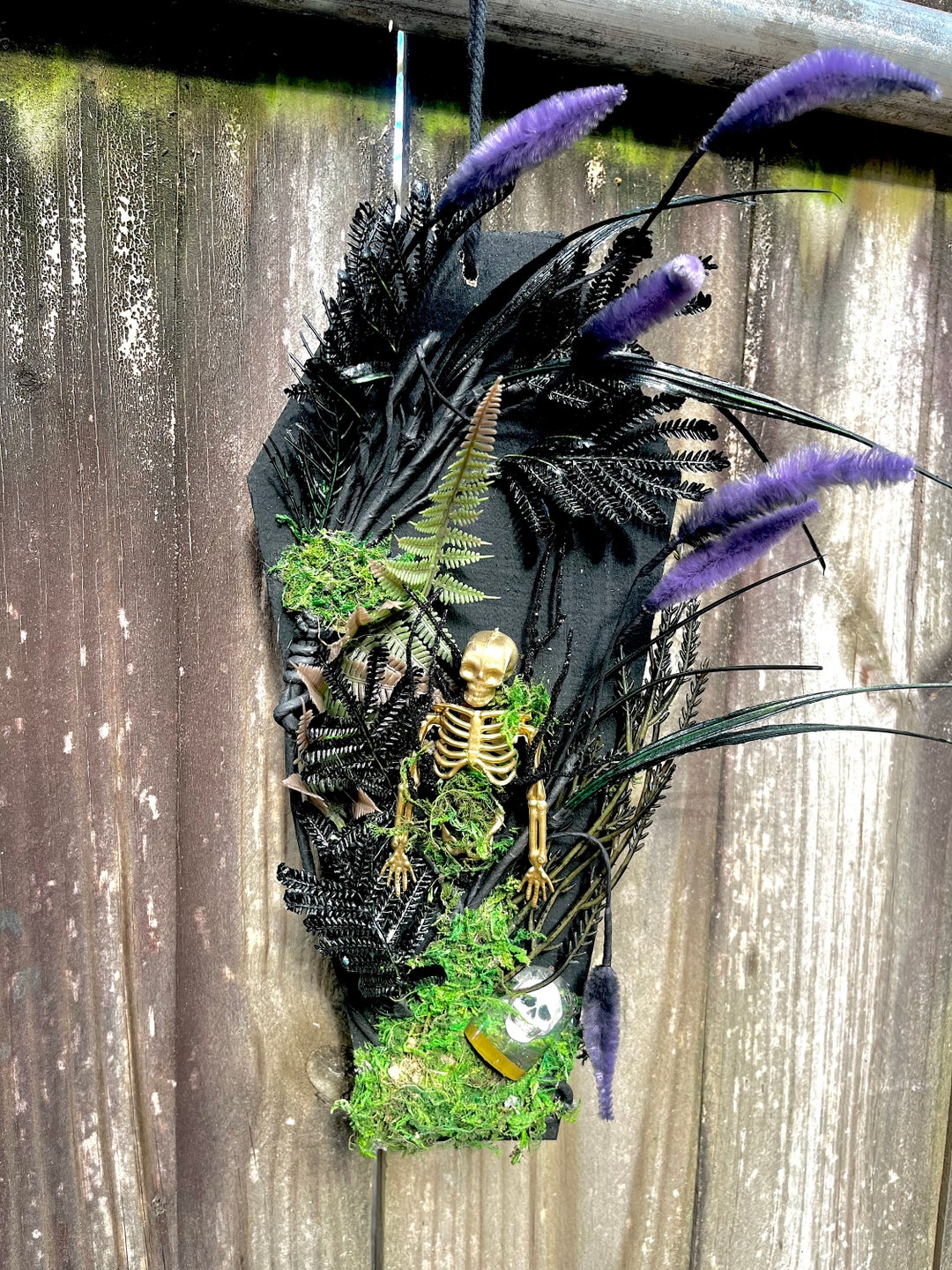 Skeleton Wall Rack Coffin Shaped Skeleton Wall Hanger - Etsy