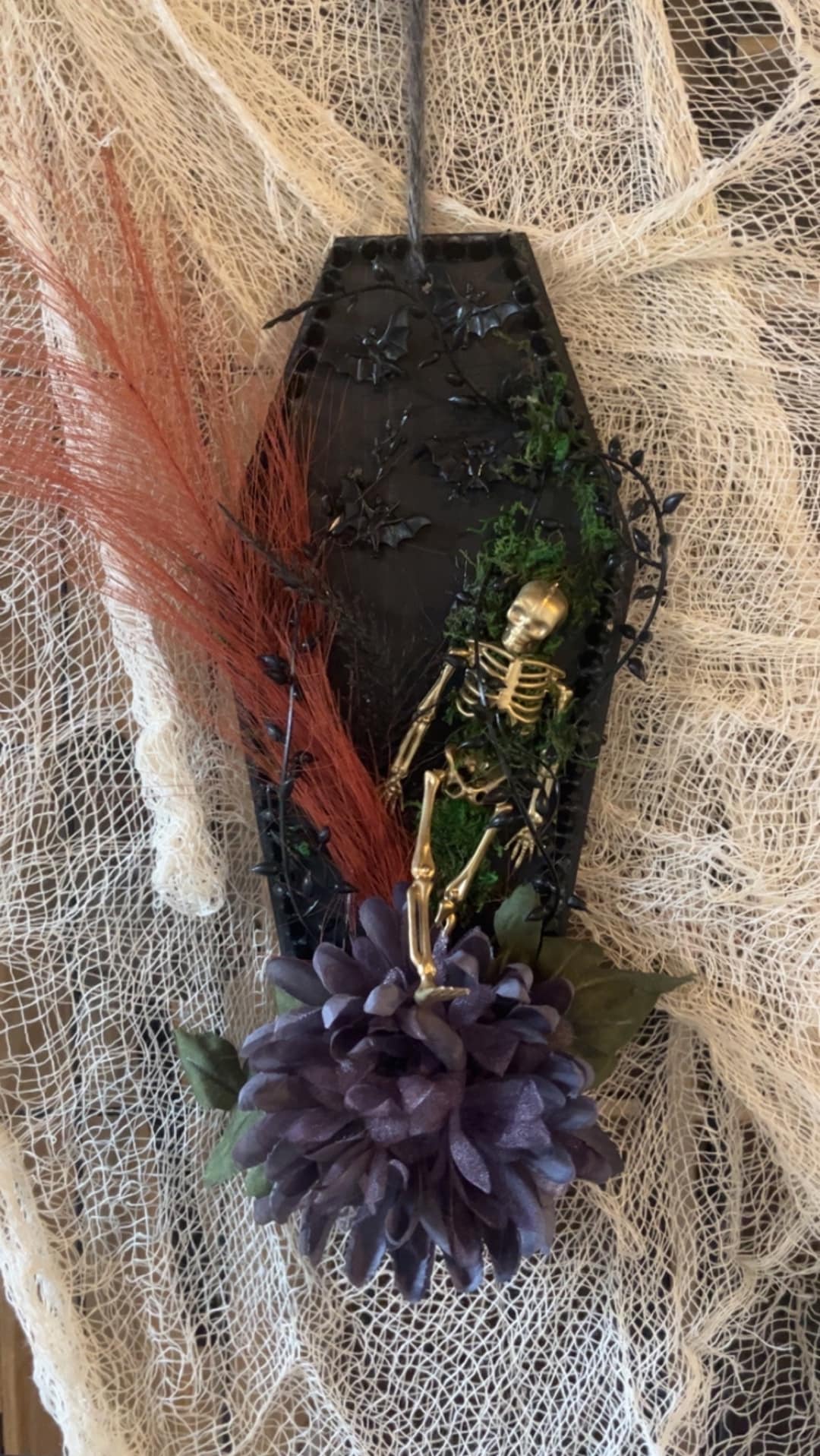 Skeleton Wall Rack Coffin Shaped Skeleton Wall Hanger - Etsy