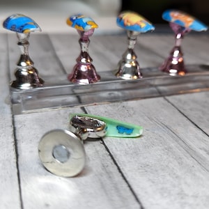 Hand Painted blue heeler press ons!