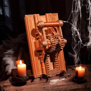 Lever Light Switch Cover | Steampunk Halloween Decor