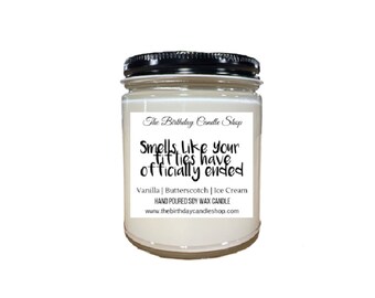 60th Birthday Candle | Smells Like Your Fifties Have Ended | Gift | Includes Soap Bar