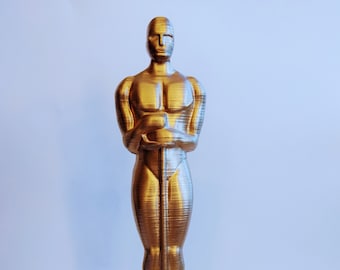 NEW up to 30 cm tall personalised OSCAR award trophy with optional ENGRAVING