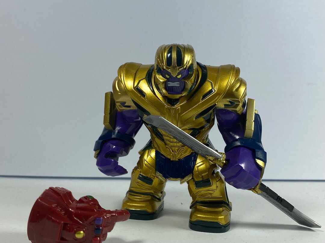 Thanos Double Sword + Infinity Gauntlet (big) - Custom Marvel ...