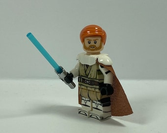 Obi Wan Kenobi (Clone Wars Armour) - Custom Star Wars Minifigure