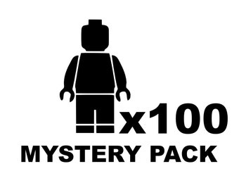 Mystery Pack 100x Random Custom Minifigures