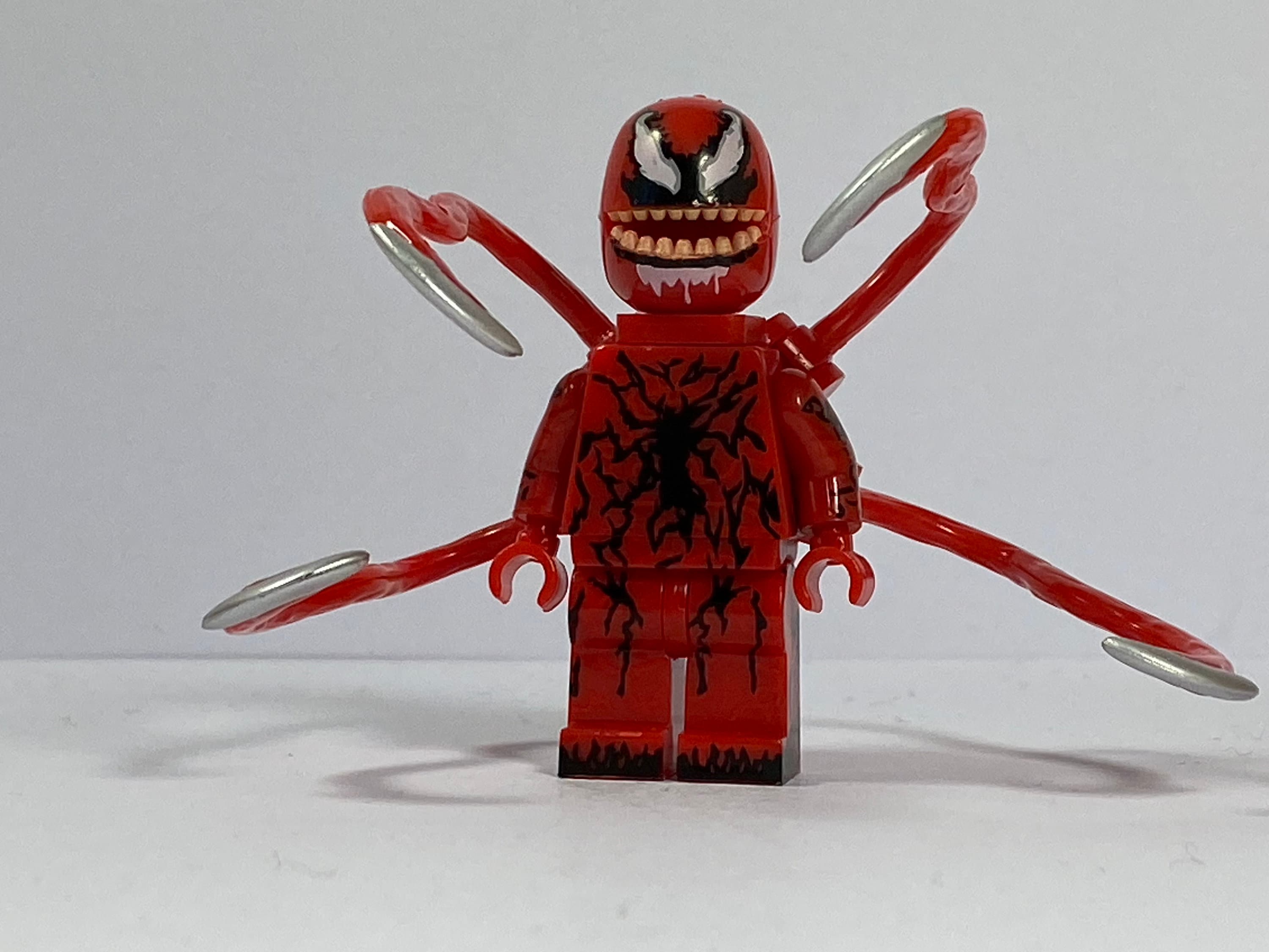 Lego Carnage Minifigure Lego Marvel Superheroes Red Venom Lego